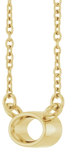 Pakabukas „Solitaire“ 14k yellow gold Oval 5mm x 3mm (2)