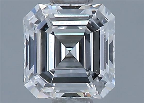 0.51 carat E-VVS2 Natūralus Asscher Deimantas (1)