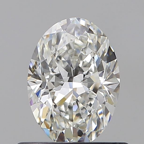 0.6 carat G-VVS2 Natūralus Oval Deimantas (1)