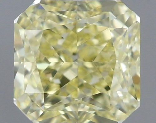 0.62 carat Fancy Yellow-VS2 Natūralus Radiant Deimantas (1)
