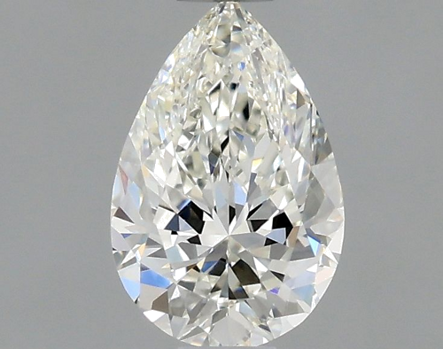 0.5 carat I-VVS2 Natūralus Pear Deimantas (1)