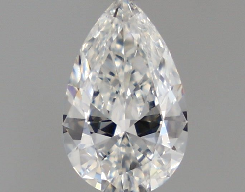 0.45 carat F-VVS1 Natūralus Pear Deimantas (1)