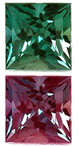 0.22 carat GREEN Square Alexandrite (1)