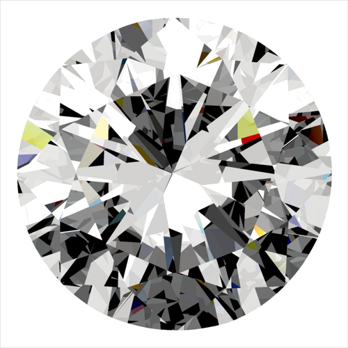 0.3 carat D-VS1 GD cut Natūralus Round Deimantas (1)