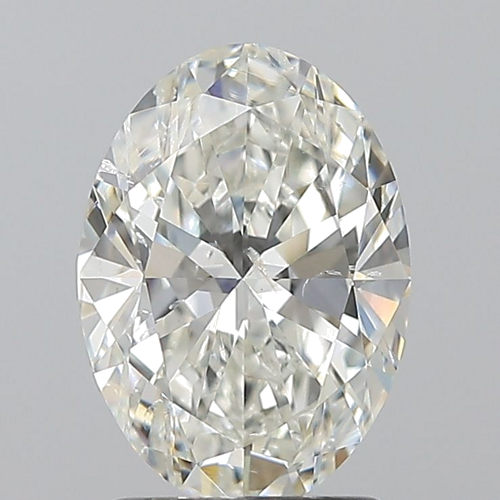 1.7 carat I-SI1 Natūralus Oval Deimantas (1)
