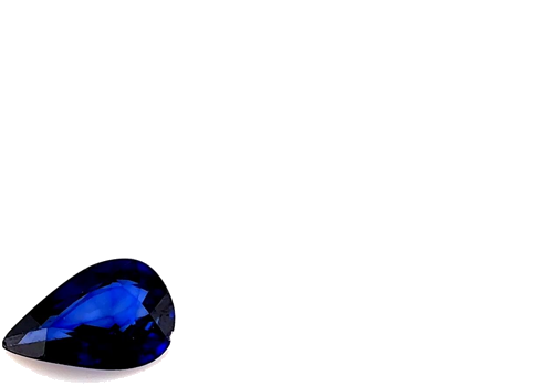 0.38 carat BLUE Pear Safyras (1)