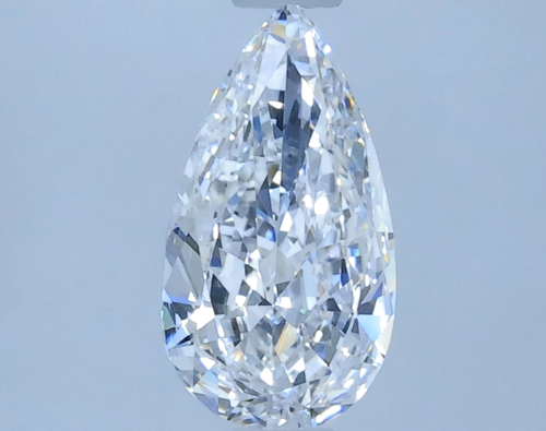 0.5 carat D-VS1 Natūralus Pear Deimantas (1)