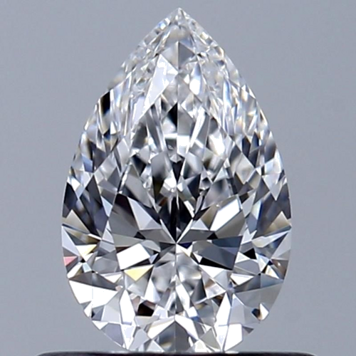 0.53 carat D-VS2 Natūralus Pear Deimantas (1)