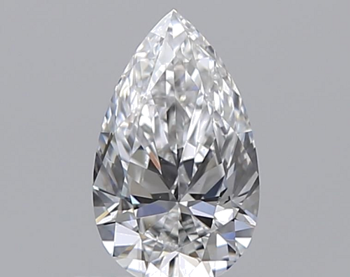0.4 carat D-VVS1 Natūralus Pear Deimantas (1)