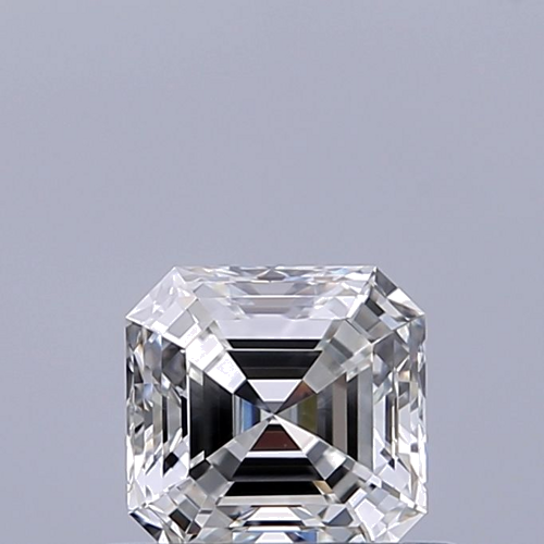 0.48 carat F-VVS1 Natūralus Asscher Deimantas (1)