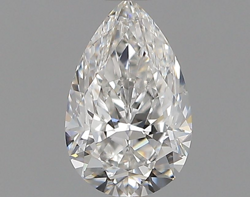0.52 carat F-VS2 Natūralus Pear Deimantas (1)