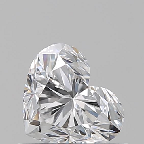 0.59 carat D-VVS2 Natūralus Heart Deimantas (1)