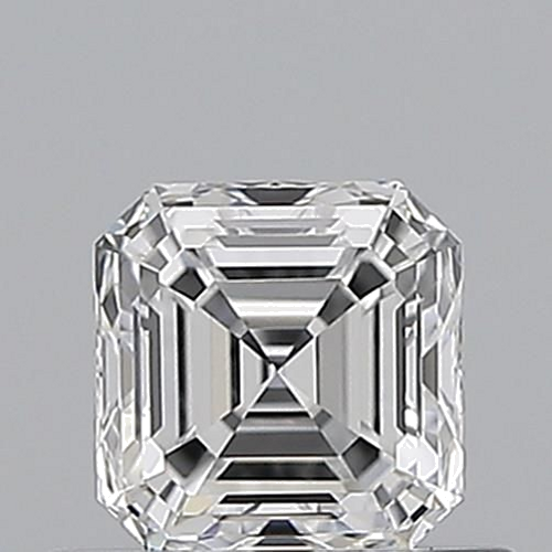 0.55 carat D-VVS1 Natūralus Asscher Deimantas (1)