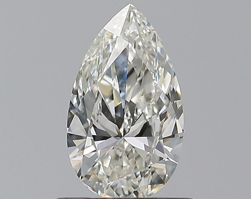0.59 carat I-VS2 Natūralus Pear Deimantas (1)
