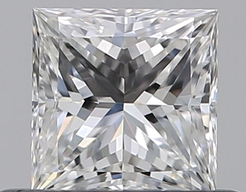0.42 carat E-VVS1 Natūralus Princess Deimantas (1)