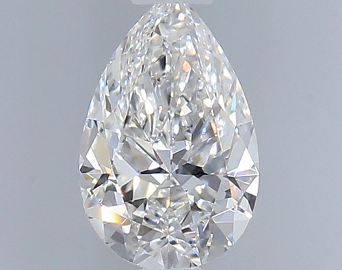 0.4 carat F-VVS1 Natūralus Pear Deimantas (1)