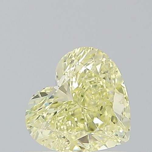 1.02 carat Fancy Yellow-SI1 Natūralus Heart Deimantas (1)