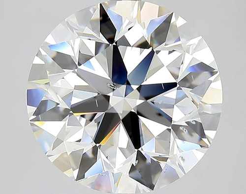 5.28 carat F-SI1 Excellent cut Natūralus Round Deimantas (1)