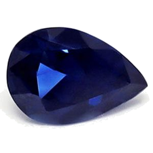 0.64 carat BLUE Pear Safyras (1)