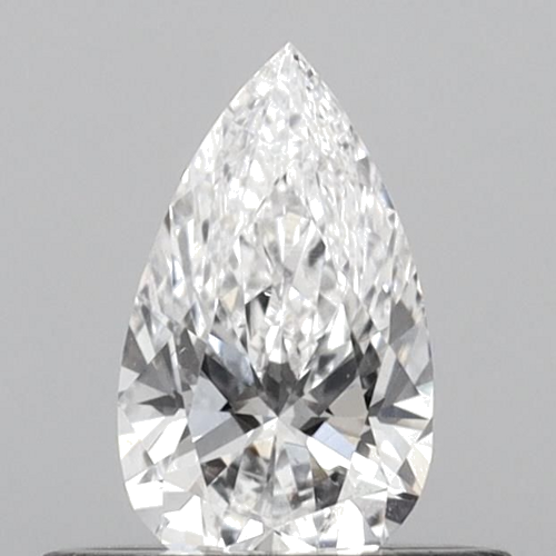 0.4 carat D-SI1 Natūralus Pear Deimantas (1)