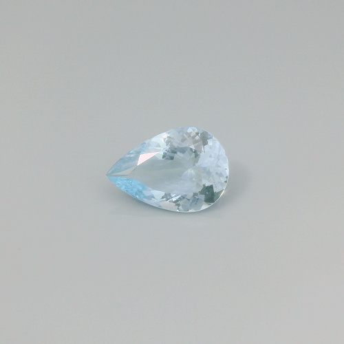 2.84 carat BLUE Pear Aquamarine (1)