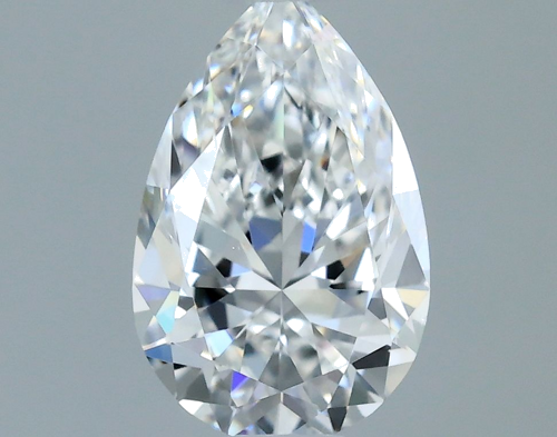 0.5 carat E-VS2 Natūralus Pear Deimantas (1)