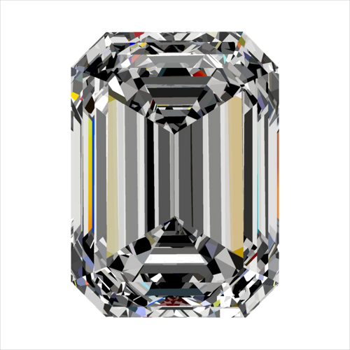 0.34 carat E-VVS1 Natūralus Emerald Deimantas (1)