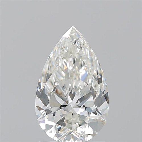 1.58 carat H-VVS1 Natūralus Pear Deimantas (1)