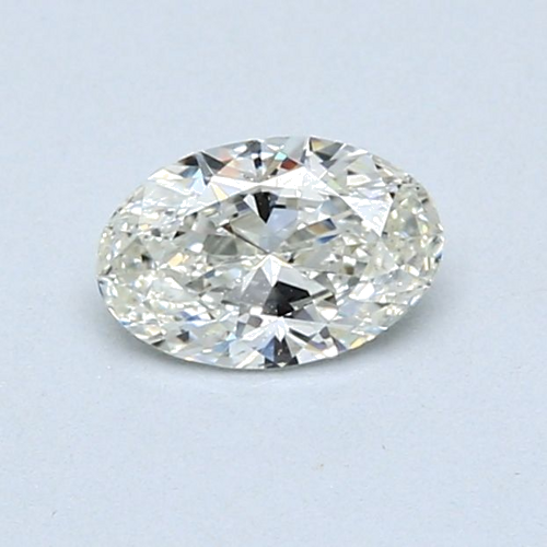 0.48 carat I-VS2 Natūralus Oval Deimantas (1)