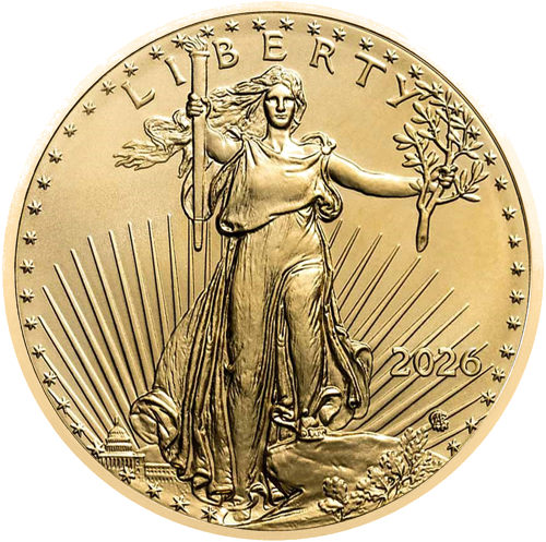 1 oz Американский Орел 2026 золотая монета (2)