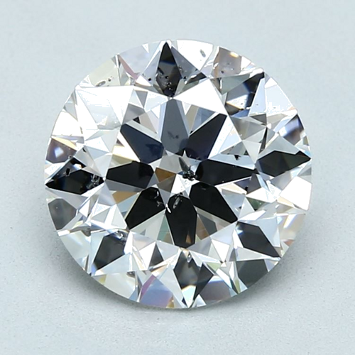 3.01 carat D-SI2 Excellent cut Natūralus Round Deimantas (1)