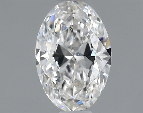 0.4 carat F-SI1 Natūralus Oval Deimantas (1)