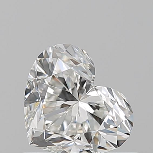 0.61 carat H-VVS2 Natūralus Heart Deimantas (1)