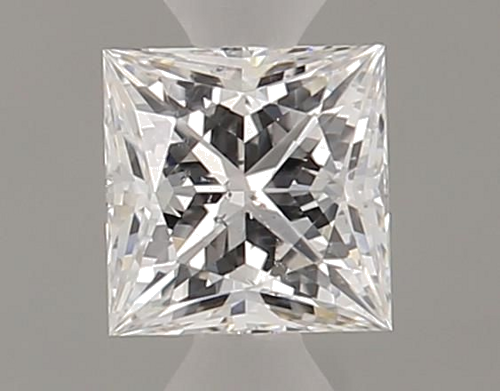 0.3 carat E-SI2 Natūralus Princess Deimantas (1)