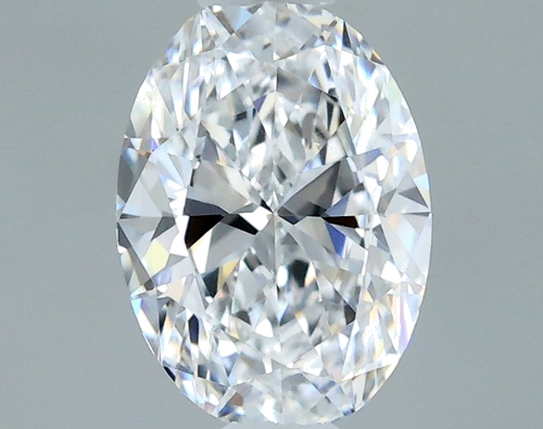 0.4 carat D-VVS2 Natūralus Oval Deimantas (1)
