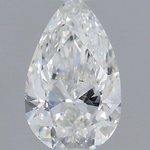 0.3 carat F-SI2 Natūralus Pear Deimantas (1)
