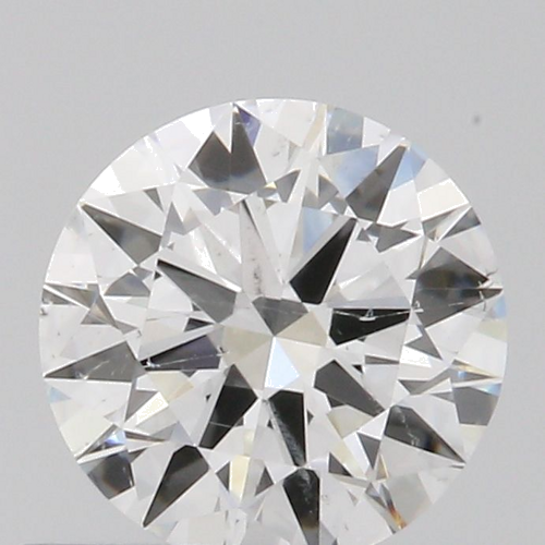 0.51 carat E-SI1 Excellent cut Natūralus Round Deimantas (1)