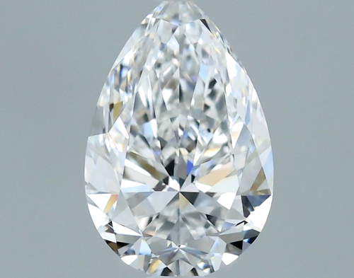 0.5 carat E-VVS1 Natūralus Pear Deimantas (1)