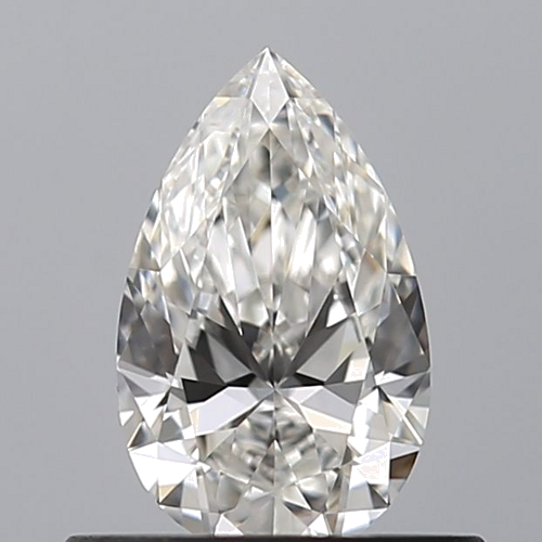 0.42 carat F-VVS1 Natūralus Pear Deimantas (1)
