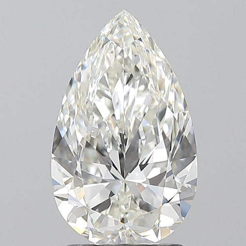 2.01 carat H-VVS1 Natūralus Pear Deimantas (1)