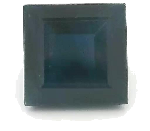 0.59 carat BLUE STEP cut Square Safyras (1)