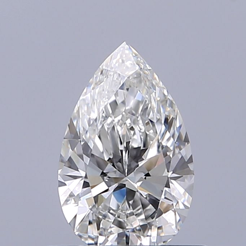 0.51 carat G-VVS2 Natūralus Pear Deimantas (1)
