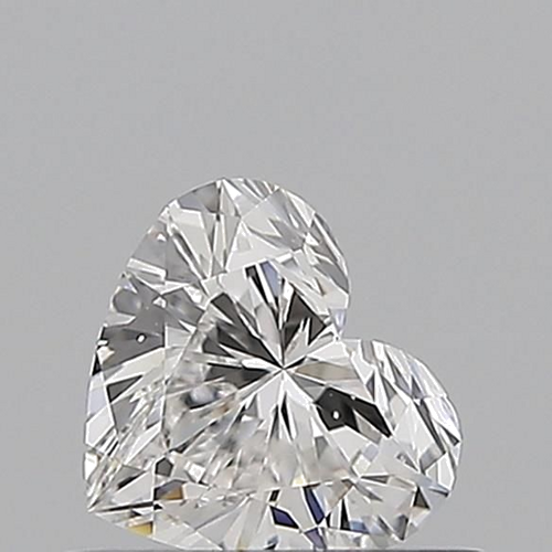 0.52 carat F-VS2 Natūralus Heart Deimantas (1)