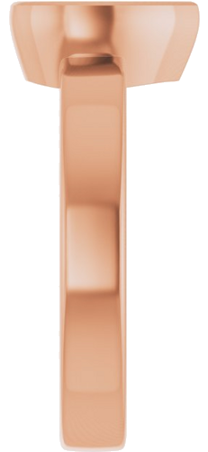 Sužadėtuvių Žiedas „Bezel-Set Solitaire“ 14k rose gold Pear 8mm x 6mm (4)