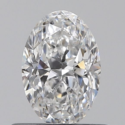 0.5 carat D-VS2 Natūralus Oval Deimantas (1)