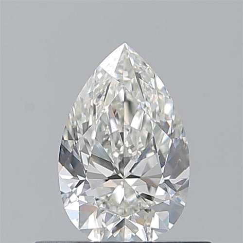 0.51 carat H-VVS1 Natūralus Pear Deimantas (1)
