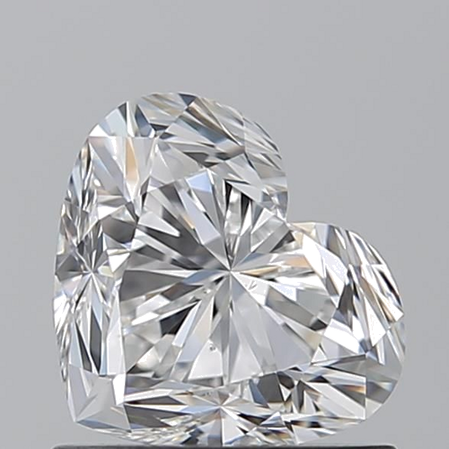 1.01 carat E-SI1 Natūralus Heart Deimantas (1)