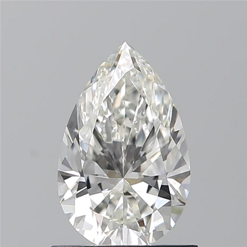 0.9 carat H-VS1 Natūralus Pear Deimantas (1)