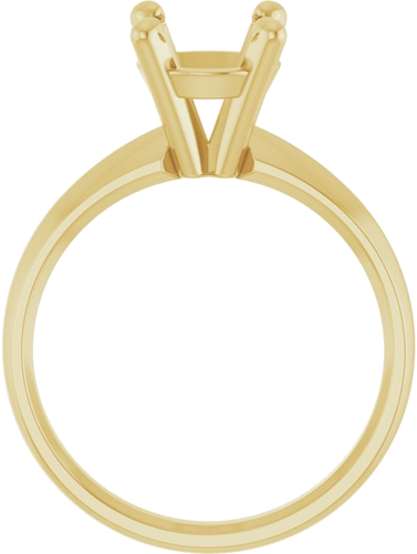 Sužadėtuvių Žiedas „Solitaire“ 14k yellow gold Round 8mm (2)