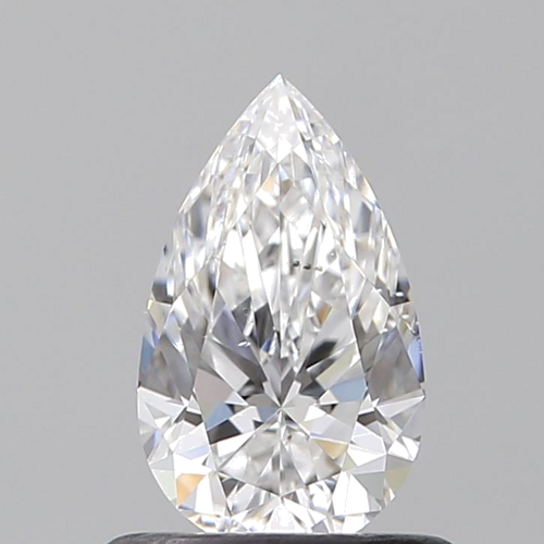 0.6 carat D-SI1 Natūralus Pear Deimantas (1)